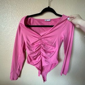 Pink Zara Bodysuit